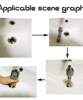 Workhorse Tub Drain Remover And Basin Wrench Dual Ended Ratchet demonstration on sink drain installation and removal