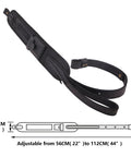Rifle Buttstock Cover With Leather And Waxed Canvas Cushion, Matching Gun Sling with stitching and buckle, adjustable size