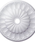 Decorative Ceiling Medallion with Thirty One And Five Eighths Inch Outside Diameter and Three And Five Eighths Inch Inner Diameter, factory primed