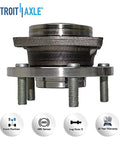 Front Wheel Bearing Hubs Assembly 2 Pack For Chrysler 200 2011 2014 Sebring 2007 2010 Dodge Avenger 2008 2014 5 Bolt Replacement Kit