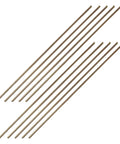 Top Tier Brass Brazing Rods For Oxyacetylene Gas Welding High Fluidity Alloy Steel Copper And Iron Metalwork Supplies, 25cm length, set of 10.
