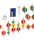 Physics Classroom Pulley Kit With String And Weights And Color Coded Pulleys From Single To Tandem Configurations For Grades 8 Through 12