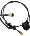 Rear Hydraulic Brake Caliper Master Cylinder Kit for Go Karts ATVs Golf Carts and Drift Trikes with disc and 55 inch line