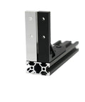 4 Pack 78x78mm Corner Brackets for 2020 Aluminum Extrusion Profile 90 Degree Gusset With 16 M5 Screws And 16 M5 T Nuts Heavy Duty Aluminum Alloy Support