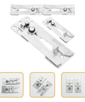 Universal Interlocking Sofa Connector Clips For Sectional Couches And Beds No Fuss Easy Install No Rust Iron Hardware