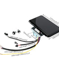High Power Brushless ESC With Clear LCD Display 1000W To 2200W 36V 48V 60V 72V 84V Electric Scooters Bicycles Controller dimensions