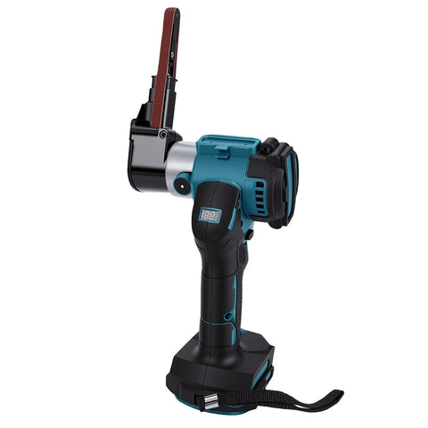 No Fuss 21V Cordless Belt Sander That Knocks Out Rough Woodjobs And Swivels Into Cramped Corners With A Brushless Motor At 1700 RPM