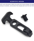 Rock Solid Rubber Hood Catch Latches With Mounting Brackets showing scientific design feature