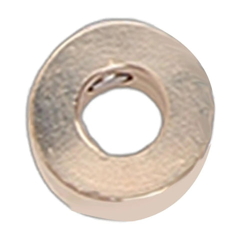 Heavy Duty Double Hole Drill Guide With 12Mm Eccentric Nut showing a close-up of a round steel nut used for precision cabinetry work.