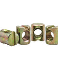 Barrel Nuts For Furniture Assembly M6 M8 Hammer Embedded Cross Dowel Zinc Plated Sets 10 20 50 Pieces For Beds Cribs Chairs And Woodworking Projects Hardware