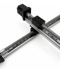 Built Different Workhorse Ball Screw Linear Slide Table Motion Stage for Industrial Automation, showing 1500mm rails and precision guides.