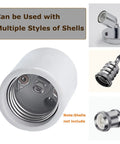 Workhorse Glazed Porcelain E26 Ceramic Socket Keyless Lampholder Delivers 660 Watt Capacity At 250 Volts with interior view