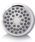 High Pressure 3 Inch Shower Head with Anti Clog Anti Leak Fixed Chrome Shower Head Adjustable Swivel Brass Ball Joint front view
