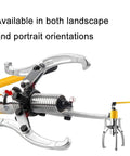 Heavy Duty Hydraulic Gear Puller Kit Killer Bearing Remover Tool With Forged Steel Arms for shaft extraction in use.
