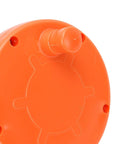 Heavy Duty Manual Drain Snake Auger For Home Plumbing Quick Clog Remover With Ergonomic Grip Aluminum Alloy Handheld Pipe Cleaning Tool close-up of orange handle