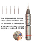 Premium Model Building Tool Kit For Gundam And Plastic Models, Precision Hobby Tools With tungsten steel drill bits and storage