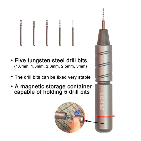 Premium Model Building Tool Kit For Gundam And Plastic Models, Precision Hobby Tools With tungsten steel drill bits and storage