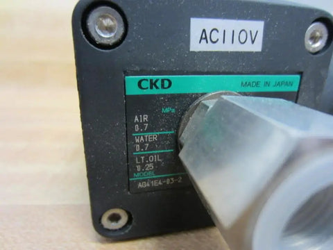 Rugged Pneumatic Solenoid Valve At One Hundred Ten Volts With Three Eighths Inch Ports And Zero Point Seven Mpa Rating Delivering Freakin Smooth Air Control Plus Nuts And Bolts Build Quality That Handles The Hustle Every Time