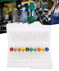 Durable Tungsten Carbide Micro Drill Bits Set For PCBs With Storage Box Precision 1.1 To 2.0mm on a workbench