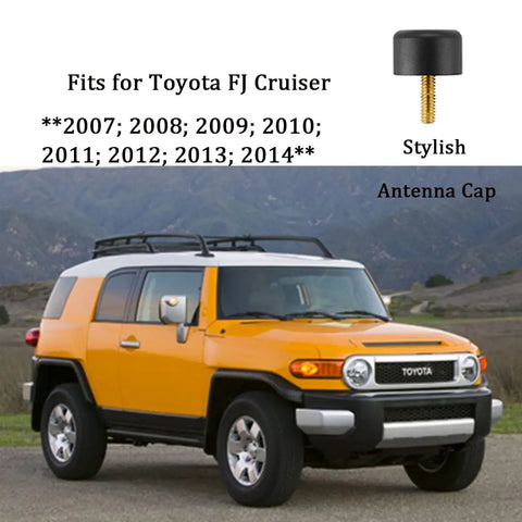 Toyota Antenna Delete Cap Kit No Frills Aluminum T6061 Low Profile Fits Tundra Tacoma FJ Cruiser 4Runner Sienna Highlander