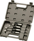 Top Shelf Four Piece Mortising Chisel Set Cut Hardwood Like Butter Drop Dead Sharp Replacement Bits in storage case