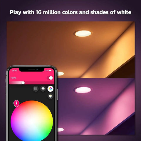 Killer Color Changing Smart Retrofit Recessed Led Downlight 5 6 Inch Dope Ceiling Fixtures 6 Pack With Smooth App Integration For Alexa Google Assistant And Apple Homekit