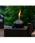 Citronella Tabletop Torch Candles For Outdoor Patio And Deck 30oz Stainless Steel Mosquito Repellent Torches In Black Finish