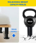Heavy Duty Adjustable Furniture Support Legs Set 4 Pack With Screws Height Range 3.15 To 4.72 Inches supporting bed and weight
