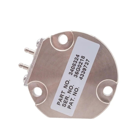 Generator Fuel Pump Actuator Kit For NT855 Piezo Linear Actuator And DC24V Motor Switch Controller rear view with part number
