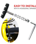 Two Pairs 55Mm V Brake Pads For Mountain And Road Bikes Cantilever System Front And Rear Set With Nuts Shims Hex Wrench