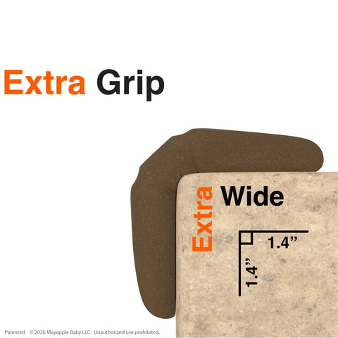 Foolproof Fireplace Edge And Corner Protectors Keep Littles Safe With An Extra Wide Nine Foot Strip And Two Tight Corners Soft Nbr Foam Guards with extra grip and wide design.