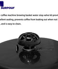 Close-up of Two Pack Spring Loaded Brew Basket Stopper Kit For Universal Coffee Machines Replacement Parts Compatible With 990117900 And 990237500