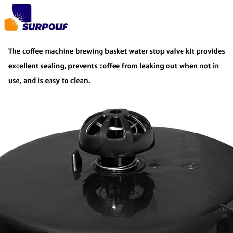 Close-up of Two Pack Spring Loaded Brew Basket Stopper Kit For Universal Coffee Machines Replacement Parts Compatible With 990117900 And 990237500