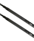 Beefy 14 Inch Full Extension Drawer Slides With Ball Bearing Track 40mm Wide Cold Rolled Steel Black 100 Lb Capacity 1 Pair