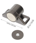 Magnetic Cabinet Door Catches 4 Pack Heavy Duty Drawer Push Latches zinc alloy build with measurements shown