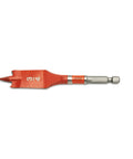 Speed Striker Screw Point Spade Drill Bit 4 Inch By Three Quarter Inch Fast Drilling With Contoured Paddle For Easy Chip Removal