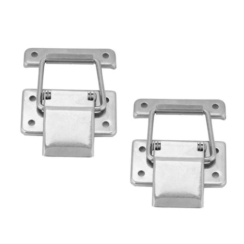 Stainless Steel Key Hasp Lock 2 Pack Spring Loaded Toggle Latch For Cabinets Boxes Wood Boxes And Furniture Hardware Anti Corrosion