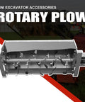 Bi Directional Tiller Attachment For Skid Steer Loaders And Mini Skid Steers A Backyard Boss Soil Cultivator rotary plow