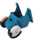 Slick Mini Bench Grinder With Dual Wheels Cordless Design Accepts 18V Batteries For Sharpening Deburring And Polishing Jobs Zero Sweat Setup shows compact design with grinding wheels.