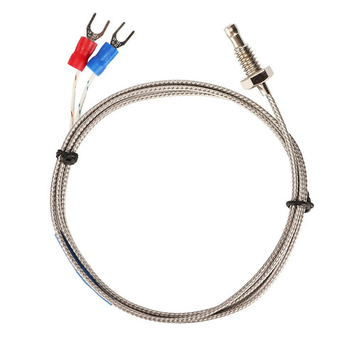 Self Tuning PID Temperature Controller With Stainless Steel Probe And Microprocessor Power Supply For Food Processing Poultry Chemical And Industrial Plants 40A Pro Grade stainless probe cable
