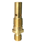 Brass gas diffuser from 0.035 Inch MIG Welding Gun Accessory Kit With 20 Contact Tips 11-35, 2 Gas Nozzles 21-50, And 2 Gas Diffusers 35-50.