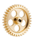 Beefed-Up Brass Transmission Main Gear With Motor Pinion Set For Losi Micro B And Micro T Buggies 11T/36T Replaces Plastic Gears