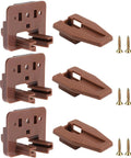 3 Pack Plastic Drawer Slides And Guides Replacement Tracks For Center Mount Bottom Mount Dressers Heavy Duty Glide Hardware No Hassle Vintage Hutch Repair Kit with screws