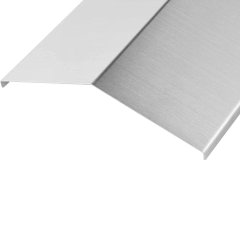 Close-up of Heavy Duty Heat Plate Replacement Set 2 Pack For Megamaster Nexgrill Cuisinart CGG306 Burner Covers 8200033M 8200033.