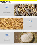 Image showing the application of Automatic Seed Counting Machine With Microcomputer Control And LED Display on pellet beans, wheat, and rice plant.