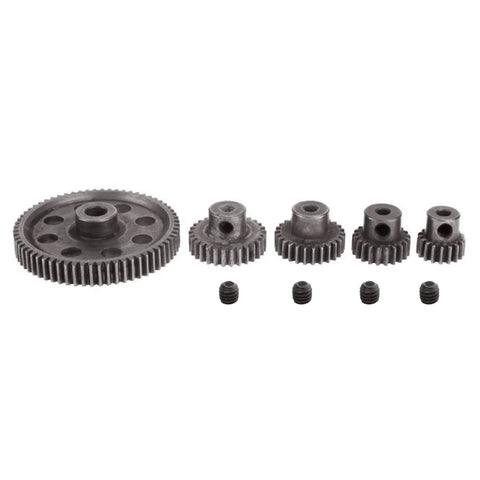 RC Steel Spur Main Gear Set 64T With 17T 21T 26T 29T Pinions For 1/10 Monster Trucks HSP Volcano EPX Redcat Brontosaurus Upgrade