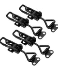Four Piece Heavy Duty Quick Release Toggle Latch Clamp Set Beefy Stainless Steel Adjustable Pull Clamp With Lock Hole 200 Kg