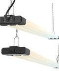 LED Shop Light Four Foot With 3CCT Selectable 4000K 5000K 6500K Adjustable 30W 40W 50W 7500 LM Ultra Bright Linkable Garage And Workshop Ceiling Light ETL Listed Two Pack installation view