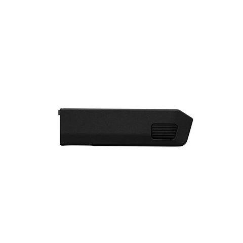 Side view of X-22 Backpacker Front Barrel Mount With Locking Interface, black polymer construction for barrels up to 0.92 inches.
