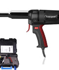 Air Blind Rivet Gun Kit with handle rivet gun, adapter kit, and drill attachment for electric drilling in case